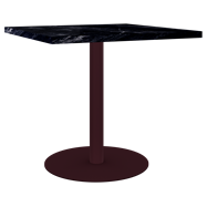 Burgundy Halo Cafe Table